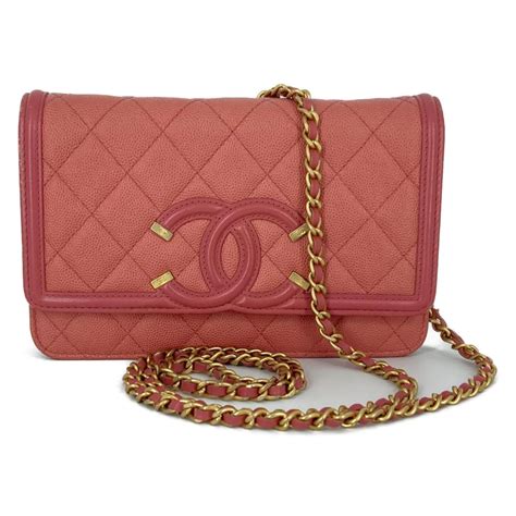 chanel filigree wallet on chain|Long Wallets .